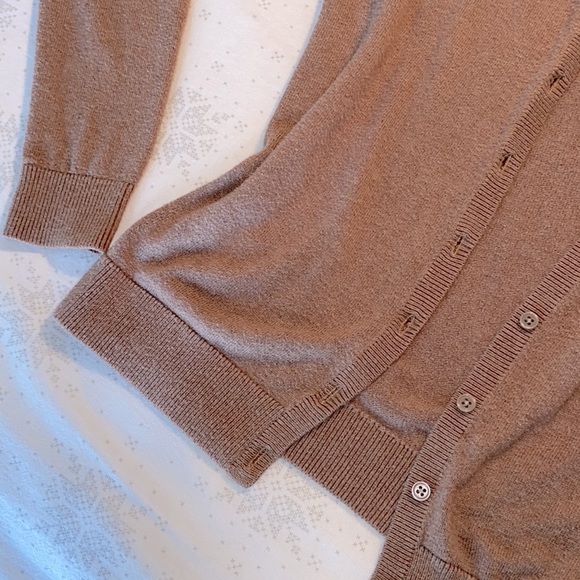 dusty brown button up Old Navy cardigan - Picture 3 of 3